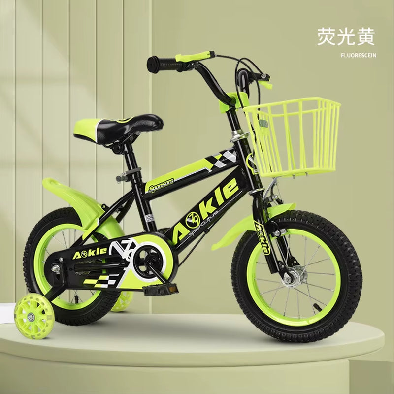 Children'S Bicycles for Boys and Girls Aged 2-8, Bicycles 12/14/16/18/Inch Carbon Steel Car Chain Childlike Innocence and Fun
